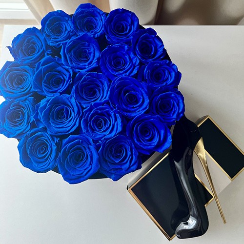 Niebieskie roże